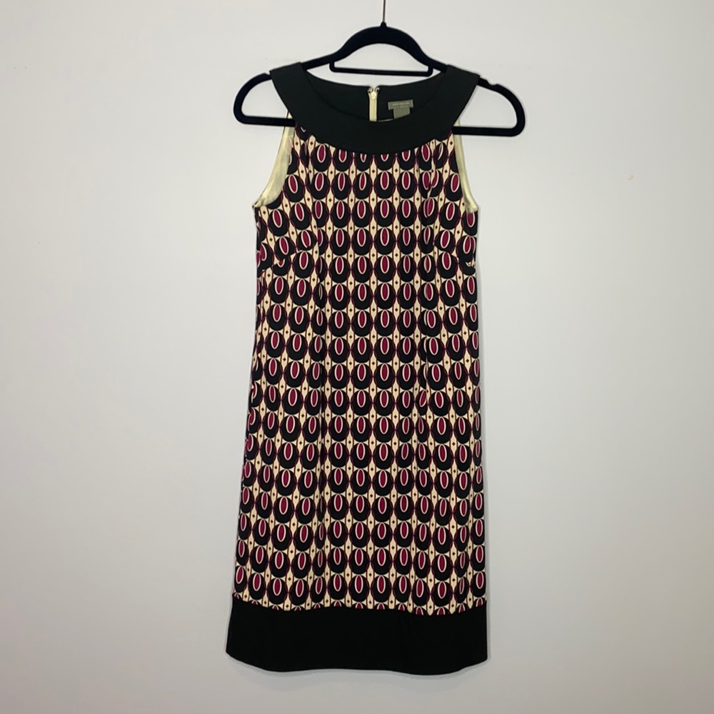 Ann Taylor Retro Pattern Dress